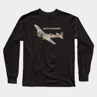 Bristol Blenheim British WW2 Airplane Long Sleeve T-Shirt